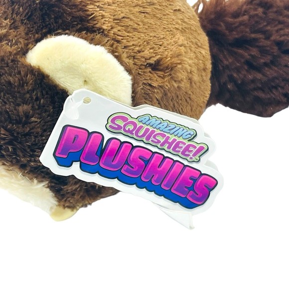 Amazing Squishee Plushies Animals Super Soft Cuddly Collectable Orby Monkey 4 in - Picture 5 of 6